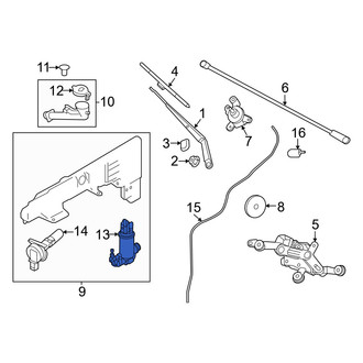 Infiniti OE - Windshield Washer Pump