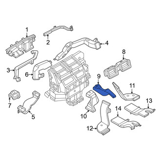 Infiniti OE - Front Right Lower Instrument Panel Air Duct