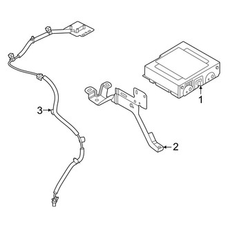 Infiniti OE - Instrument Panel - Navigation System Components