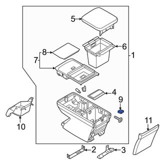 Infiniti OE - Rear 12 Volt Accessory Power Outlet