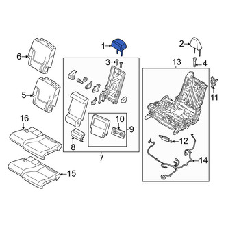 Infiniti OE - Center Headrest