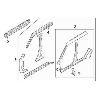 Infiniti OE - Pillars, Rocker & Floor - Aperture Panel