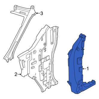 Infiniti OE - Left Lower Body A-Pillar Reinforcement