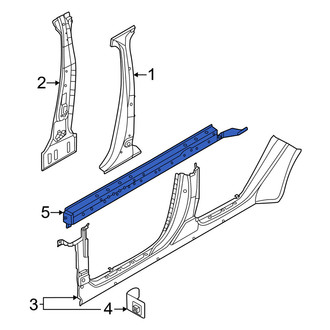 Infiniti OE - Left Floor Sill