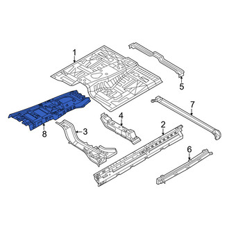 Infiniti OE - Front Center Floor Pan Reinforcement