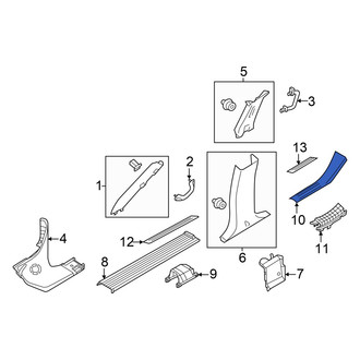 Infiniti OE - Rear Left Door Sill Plate