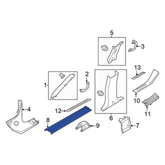 Infiniti OE - Front Left Door Sill Plate