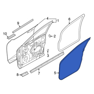 Infiniti OE - Front Left Outer Door Seal