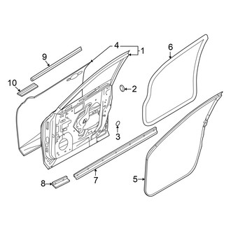 Infiniti OE - Front Door - Door & Components