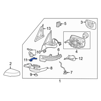 Infiniti OE - Left Park Assist Camera Bracket