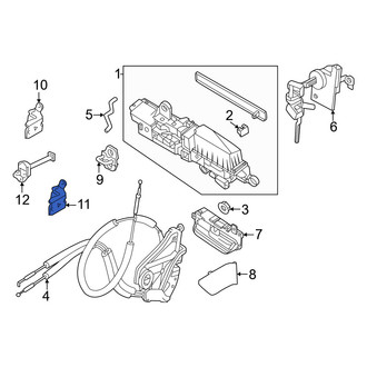 Infiniti OE - Rear Right Lower Door Hinge