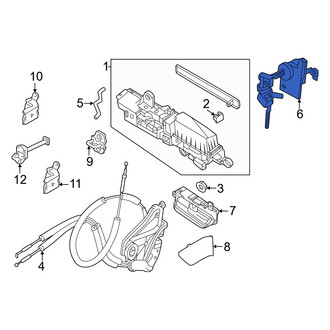 Infiniti OE - Front Left Door Lock Cylinder