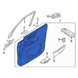 Infiniti OE - Front Left Inner Door Interior Trim Panel