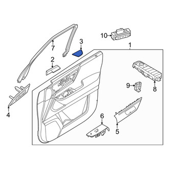 Infiniti OE - Front Left Door Interior Trim Panel Cap