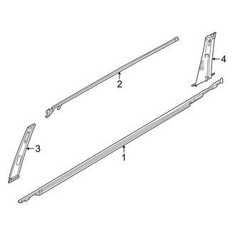 Infiniti OE - Rear Door - Exterior Trim