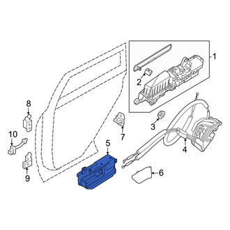 Infiniti OE - Rear Left Inner Interior Door Handle
