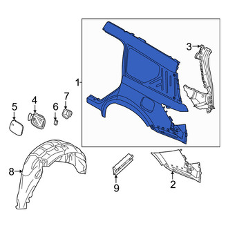 Infiniti OE - Rear Left Outer Quarter Panel