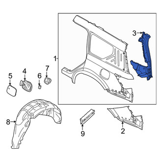 Infiniti OE - Left Outer Body D-Pillar
