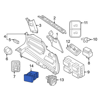 Infiniti OE - Rear 12 Volt Accessory Power Outlet