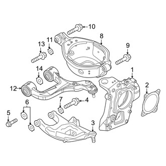 Infiniti OE - Rear Suspension - Suspension Components