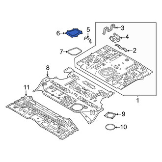 Infiniti OE - Rear Trunk Floor Access Cover