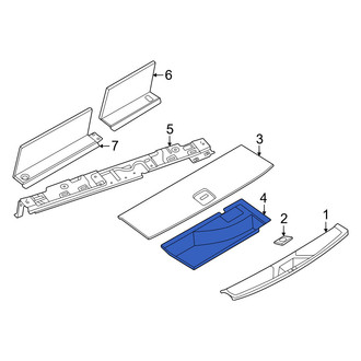 Infiniti OE - Rear Floor Storage Compartment