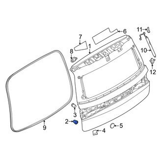 Infiniti OE - Rear Outer Liftgate Stop Bumper