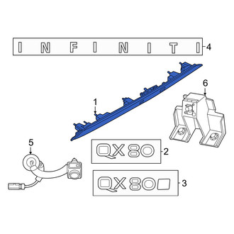 Infiniti OE - Rear Liftgate Finish Panel