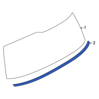 Infiniti OE - Rear Liftgate Reveal Molding