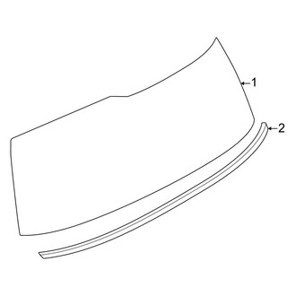 Infiniti OE - Lift Gate - Glass