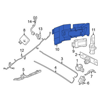 Infiniti OE - Left Blind Spot Detection System Warning Sensor Bracket