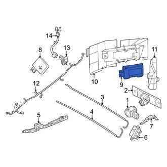 Infiniti OE - Rear Blind Spot Detection System Warning Sensor