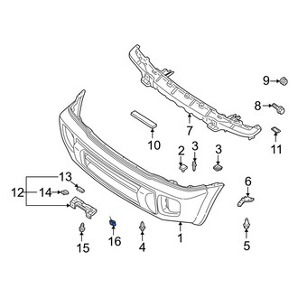 Infiniti OE - Front License Plate Bracket Nut