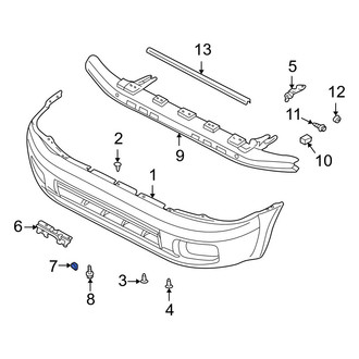Infiniti OE - Front License Plate Bracket Nut