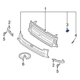 Infiniti OE - Grille Retainer