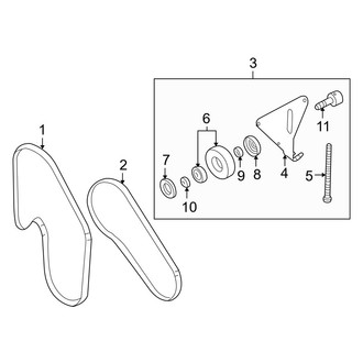 Infiniti OE - Cooling - Belts & Pulleys