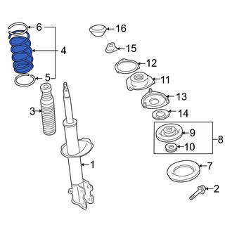 Infiniti OE - Front Coil Spring