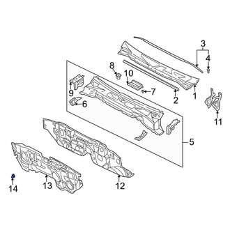 Infiniti OE - Dashboard Panel Insulator Clip