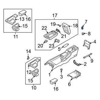 Infiniti OE - Center 12 Volt Accessory Power Outlet