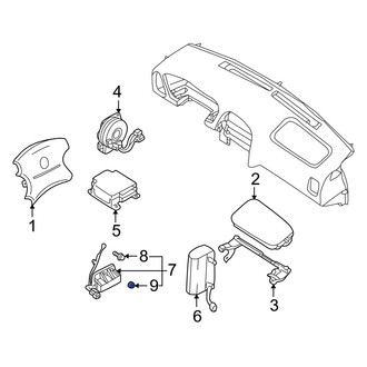 Infiniti OE - Air Bag Seat Sensor Mat Nut