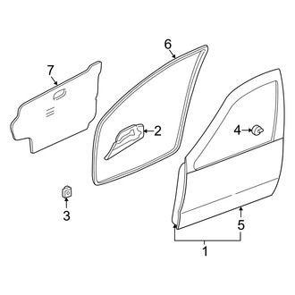 Infiniti OE - Front Door - Door & Components