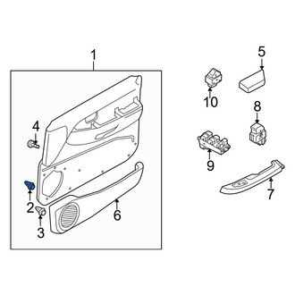 Infiniti OE - Upper Quarter Panel Trim Panel Clip