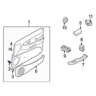Infiniti OE - Front Upper Door Interior Trim Panel Retainer
