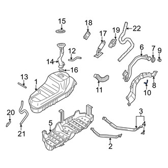 Infiniti OE - Fuel Tank Cap Tether Clip