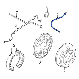Infiniti OE - Front Right Brake Hydraulic Hose