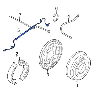 Infiniti OE - Rear Left ABS Wheel Speed Sensor