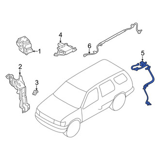 Infiniti OE - Front Left ABS Wheel Speed Sensor
