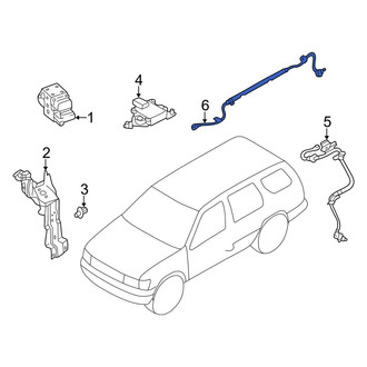 Infiniti OE - Front Right ABS Wheel Speed Sensor