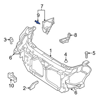 Infiniti OE - Radiator Support Air Duct Clip