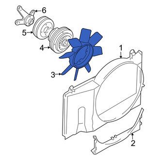 Infiniti OE - Engine Cooling Fan Clutch Blade